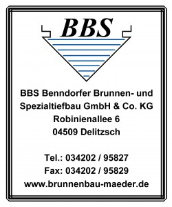 BBS Benndorfer Brunnen- und Spezialtiefbau GmbH & Co. KG förderer des Blasmusikverein Schenkenberg e.V.KG