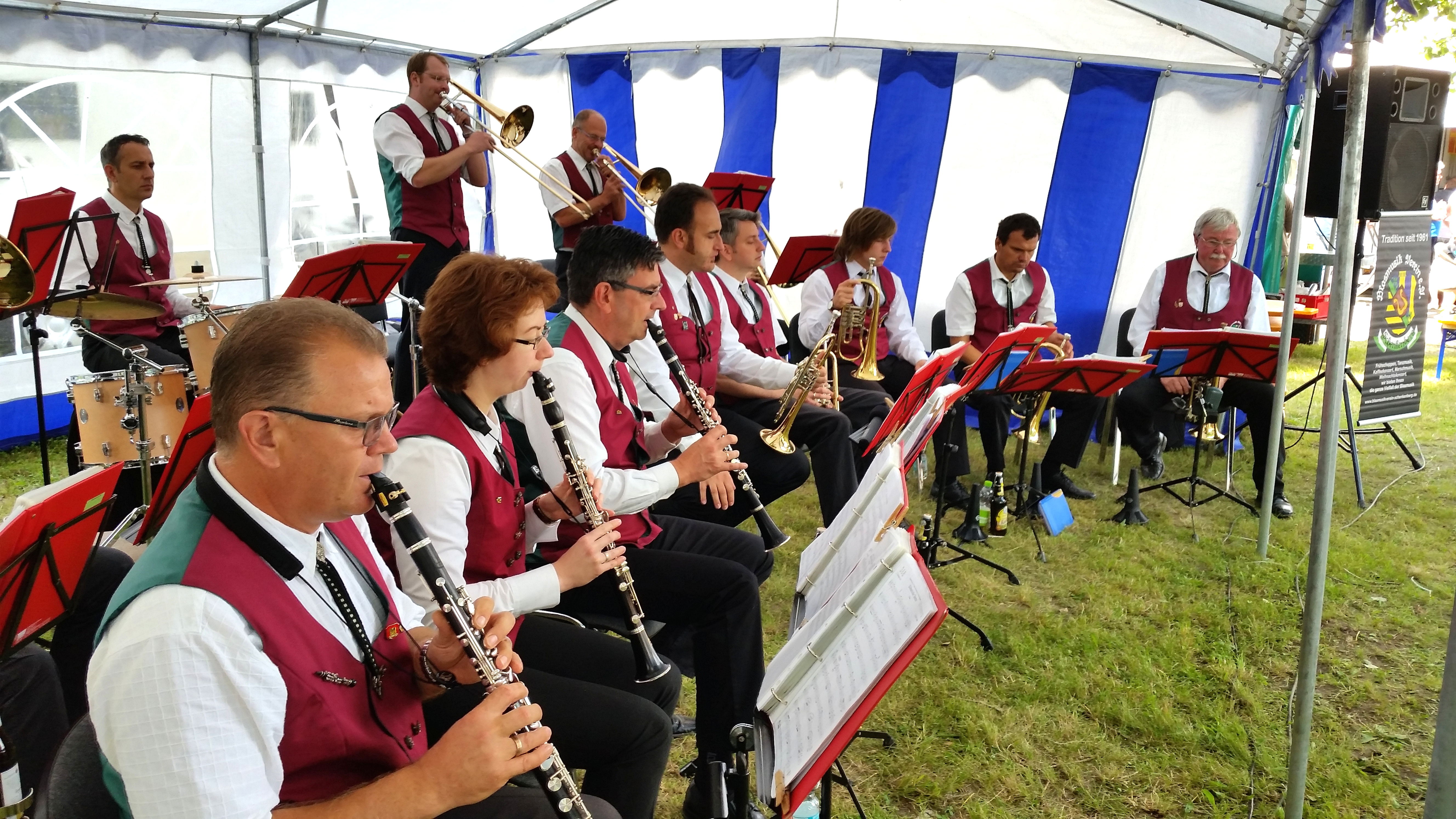 Frühschoppen zum Ablassfest in Lehelitz 2016 - Blasmusikverein Schenkenberg e.V.