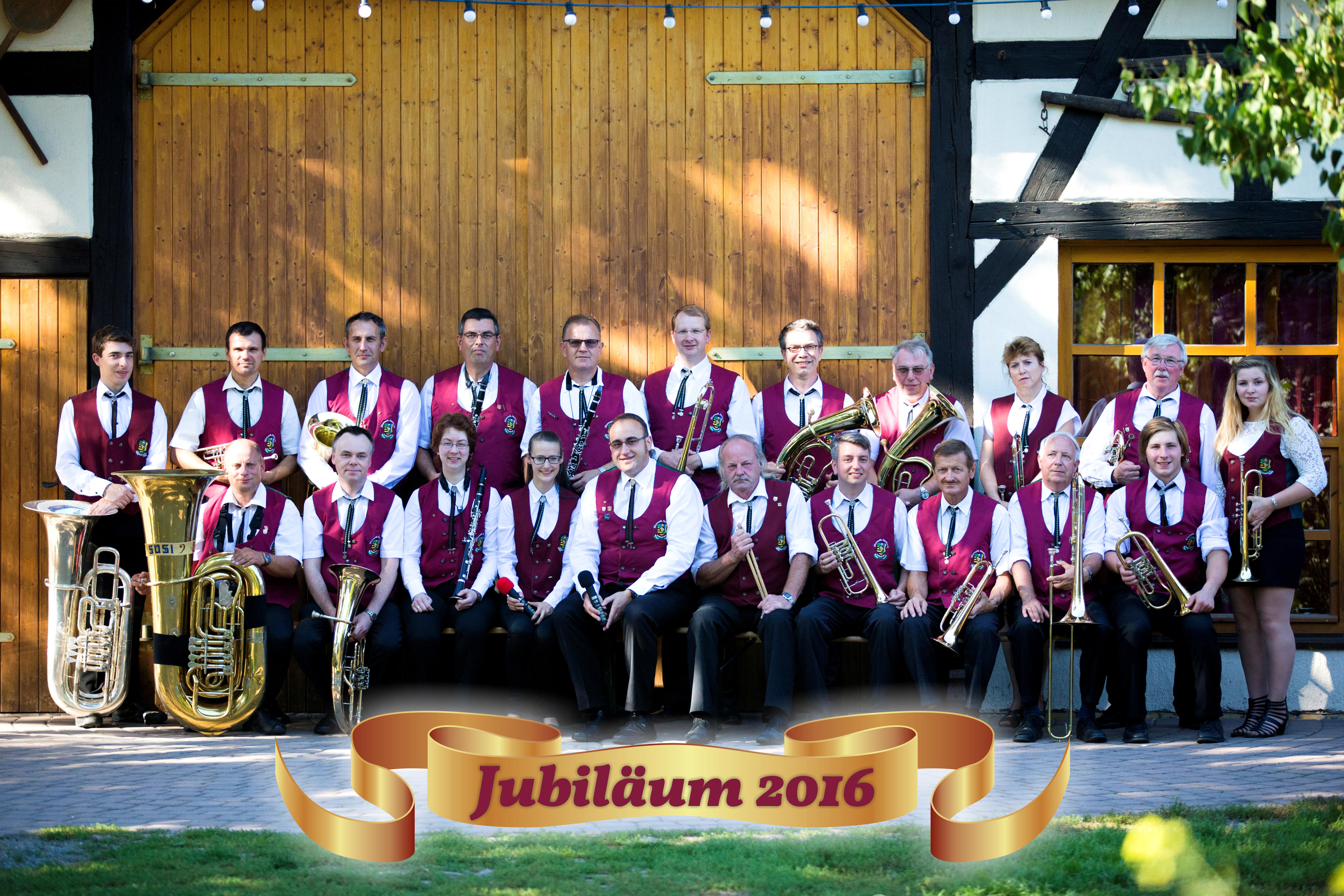 Jubiläum 2016 Blasmusikverein Schenkenberg e.V.
