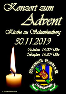 Adventskonzert 2019 - Blasmusikverein Schenkenberg e.V. - Kirche Schenkenberg